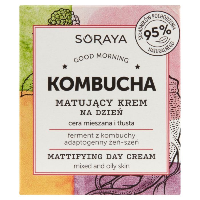 Soraya Good Morning Kombucha, krem, matujacy, n/dzien, 75 ml