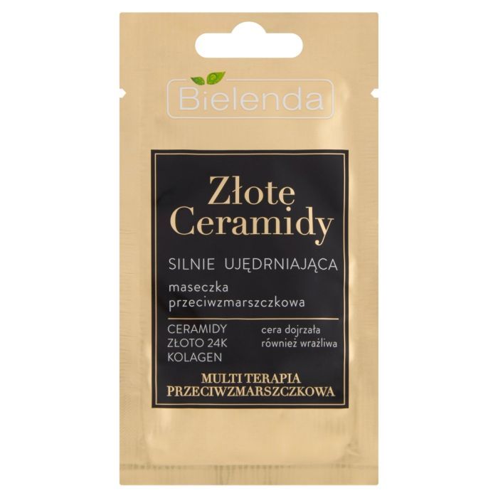 Bielenda Złote Ceramidy, Silnie ujędrniająca maseczka przeciwzmarszczkowa, 8 g main product photo