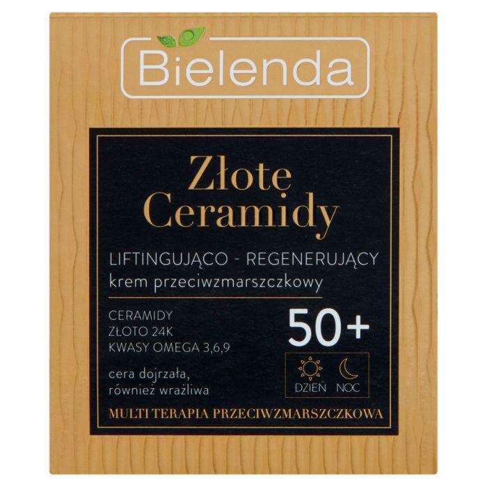 Bielenda Zlote Ceramidy, krem,lift-regen,p/zm.50+,dz/n,50 ml main product photo