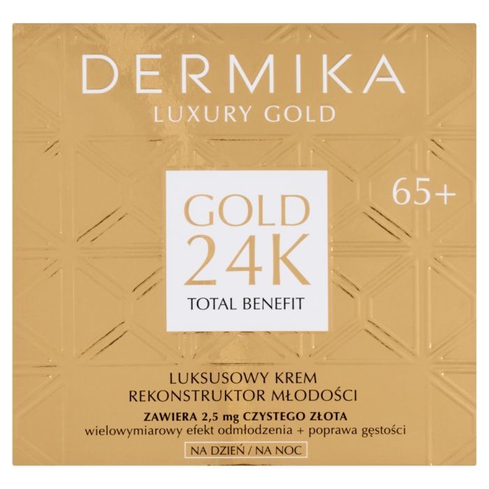 Dermika Lux.Gold 24K, krem,luksus,rekonst.mlod.65+,dz/n,50ml main product photo