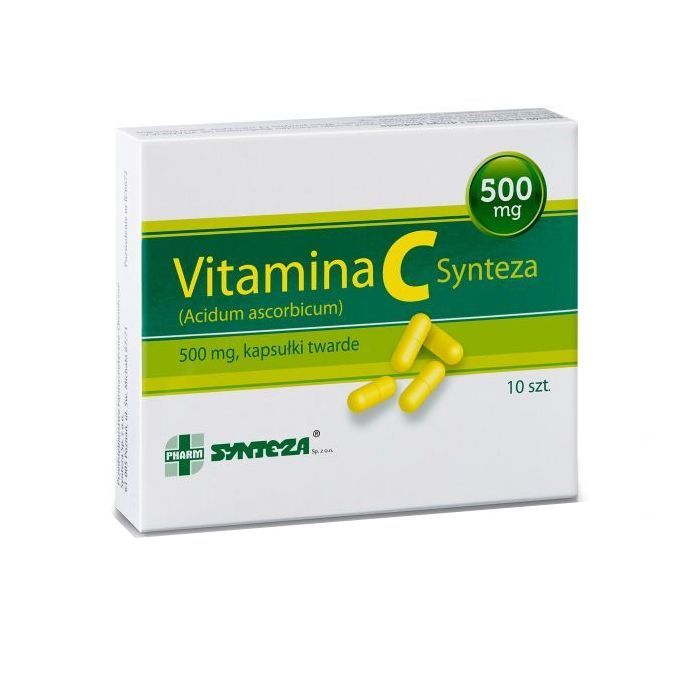 Vit. C Synteza, 500 mg, kaps.twarde, 10 szt main product photo