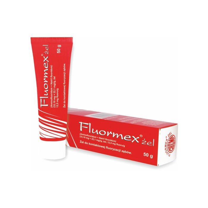 Fluormex, (33,19 mg + 22,1 mg)/g, żel, 50 g