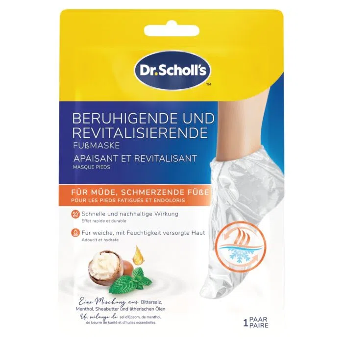 Scholl, maska,do stóp,kojąco-rewitalizująca, 1 para