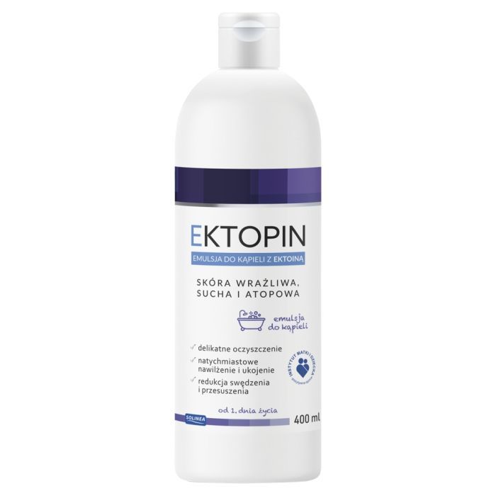 Ektopin, emulsja do kąpieli z ektoiną, 400 ml