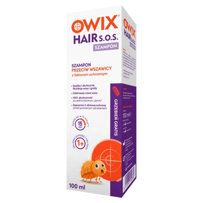 Owix Hair S.O.S, szamp., p/wszawicy, 100 ml