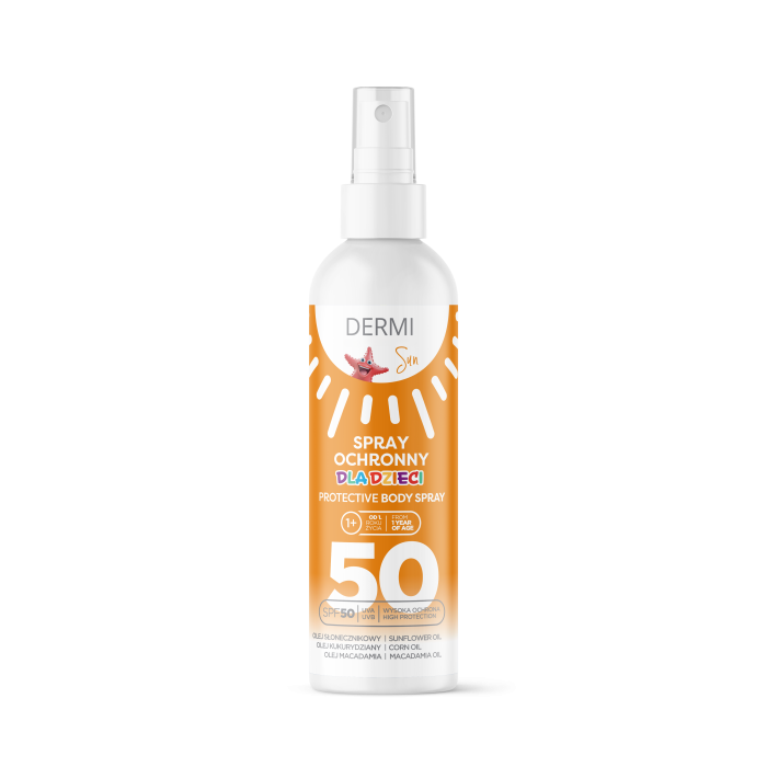 DERMI Sun Spray ochronny dla dzieci SPF 50, 125 ml main product photo