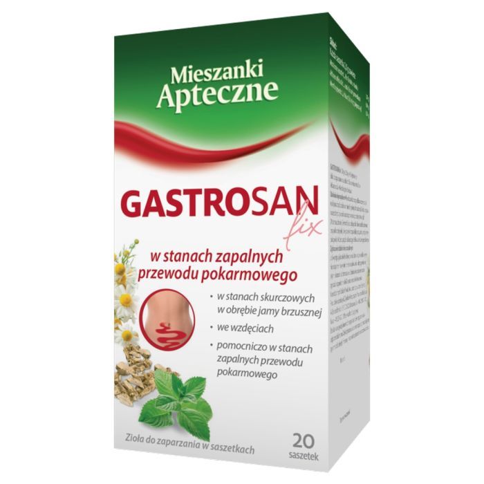 Gastrosan fix, zioła do zaparzania w saszetkach, 2 g, 20 szt. main product photo