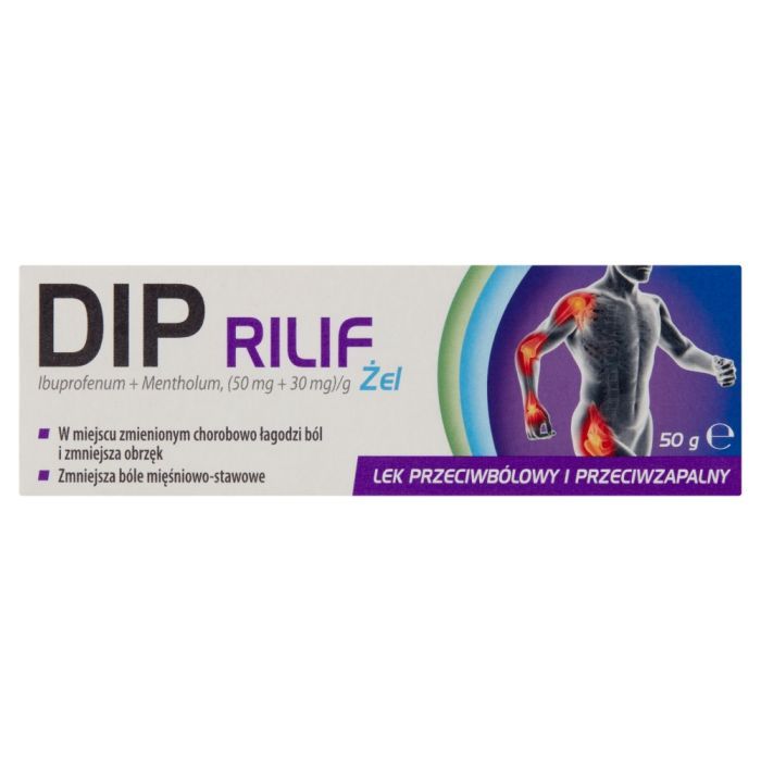 Dip Rilif, (50 mg+30 mg)/g, żel, 50 g main product photo