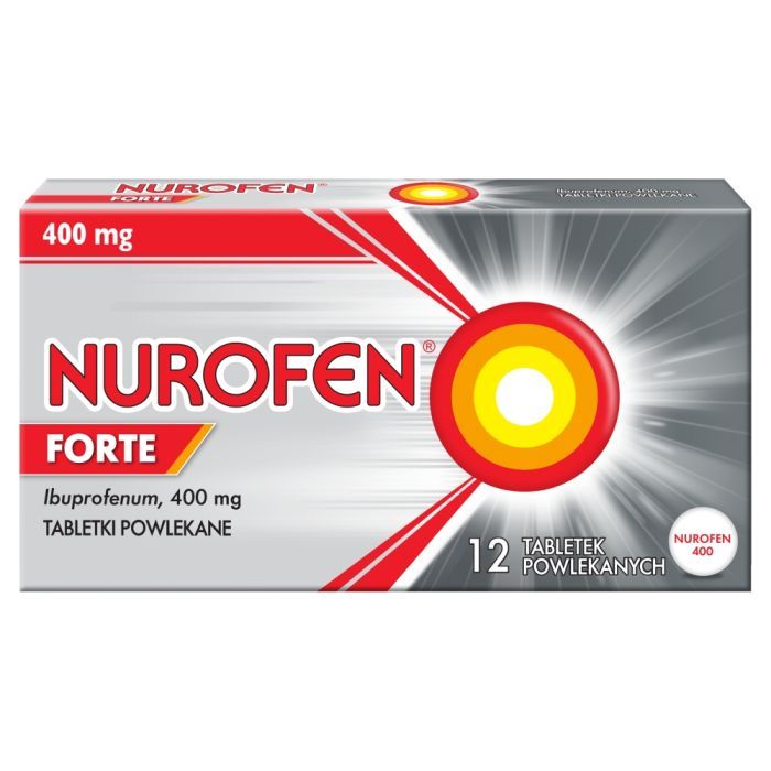 Nurofen Forte, 400 mg, tabletki powlekane, 12 szt. main product photo