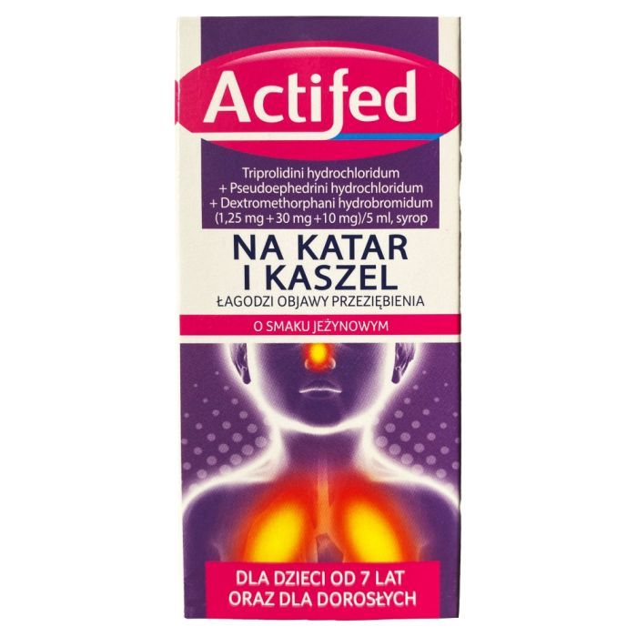 Actifed, syrop, 100 ml main product photo