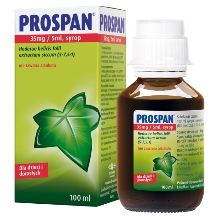 Prospan, 35 mg/5 ml, syrop, 100 ml