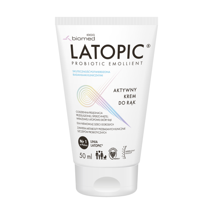 Latopic, aktywny krem do rąk, 50 ml main product photo