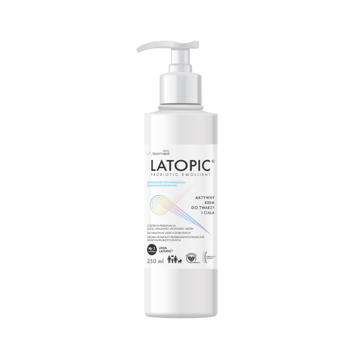 Latopic, Aktywny Krem do twarzy i ciała, 250ml main product photo
