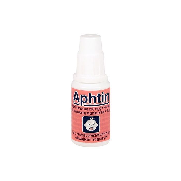 Aphtin, 200 mg/g, płyn do stosowania w jamie ustnej, 10 g