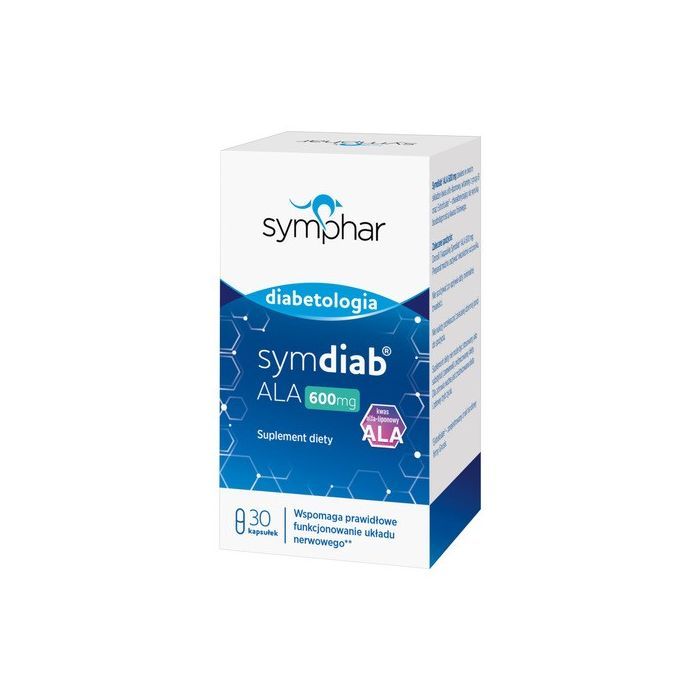 Symdiab ALA, 600 mg, kapsułki, 30 szt.
