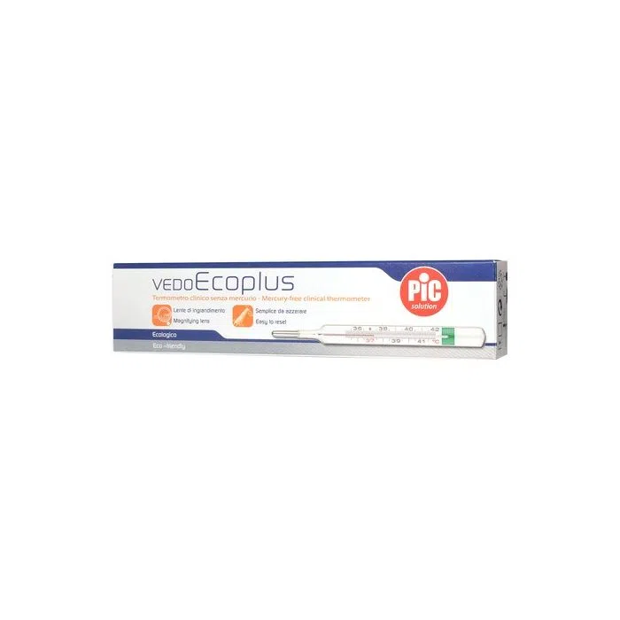 PiC VedoEco Plus, termometr lekarski szklany, bezrtęciowy, 1 szt.