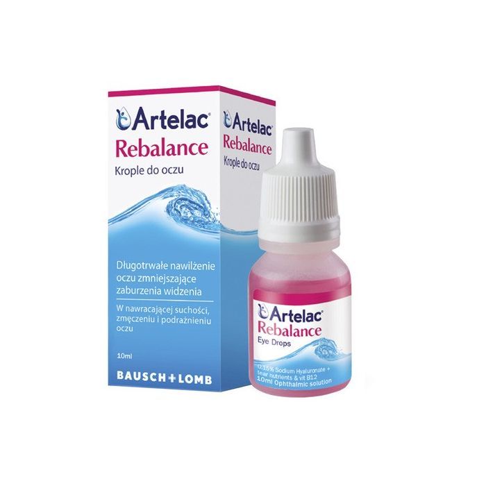 Artelac Rebalance, krople do oczu, 10 ml