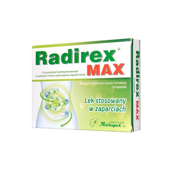 Radirex MAX, kapsułki twarde, 10 szt.