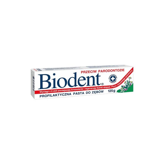 Biodent, pasta do zębów przeciw paradontozie, 75g