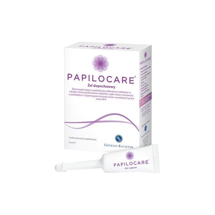 Papilocare, żel dopochwowy, 7 aplikatorów po 5 ml main product photo