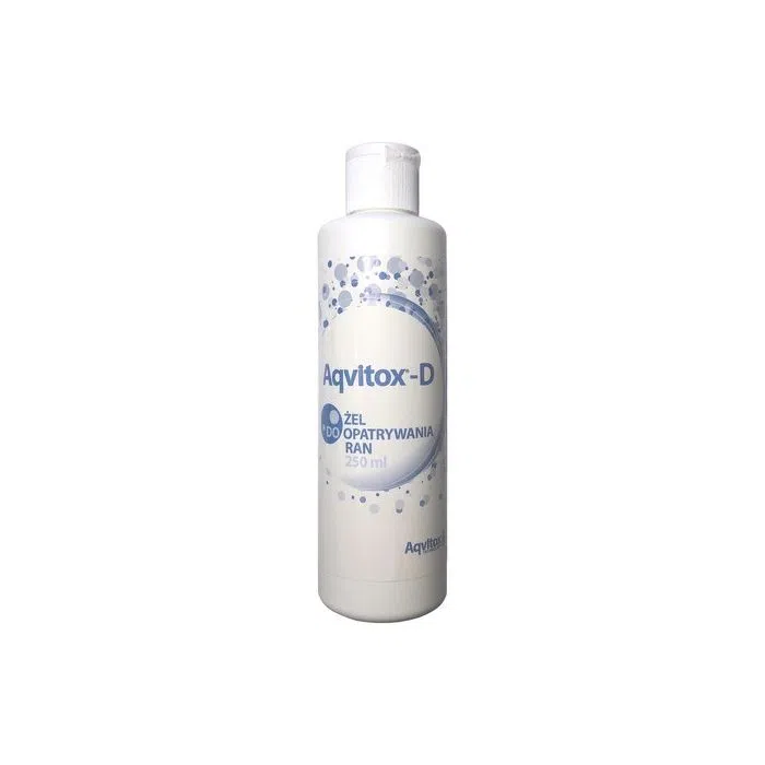 Aqvitox D, żel, do opatrywania ran, 250 ml