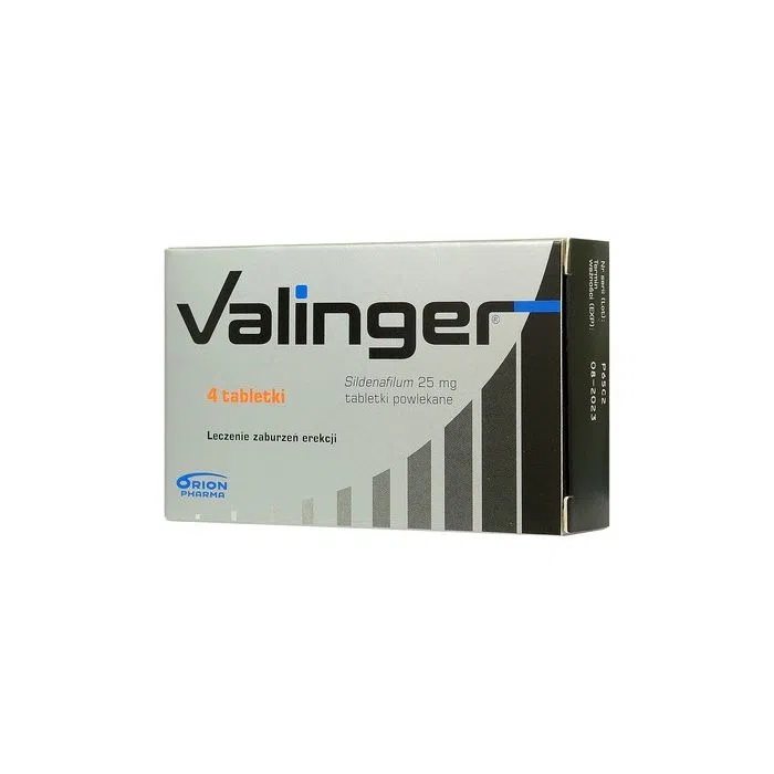 Valinger, 25 mg, tabletki powlekane, 4 szt.