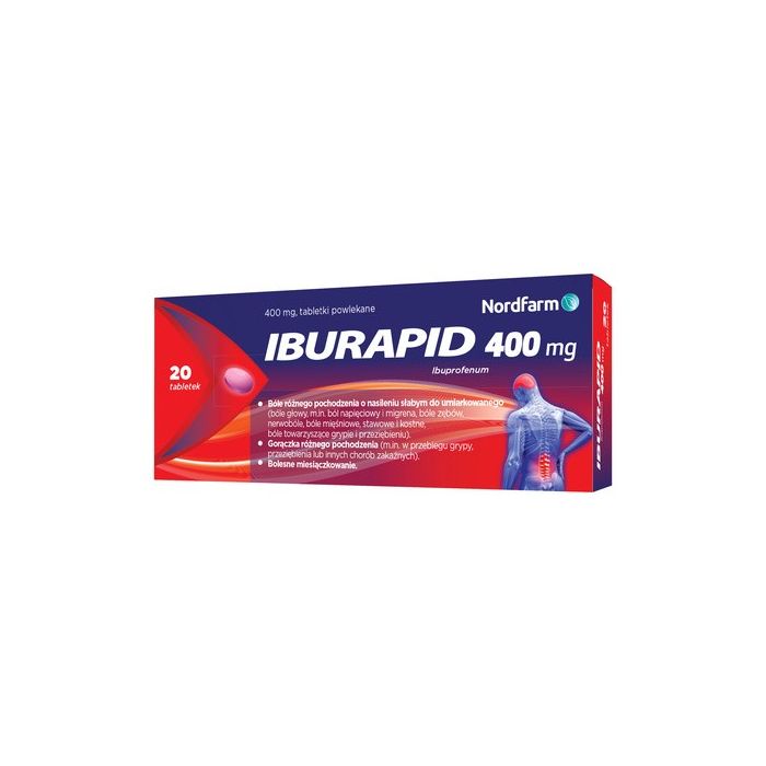 Iburapid, 400 mg, tabletki powlekane, 20 szt.