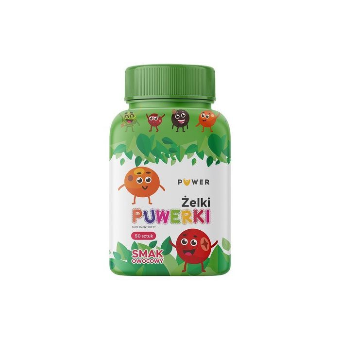 Puwerki, żelki o smaku owocowym, 50 szt.