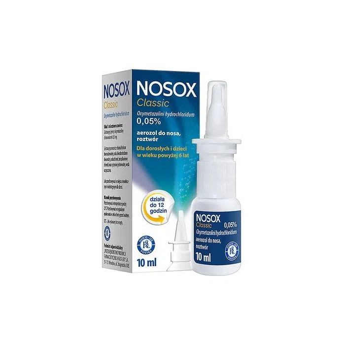 Nosox Classic, 0,05%, aer.do nosa, 10 ml, butel.