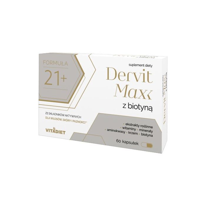 Dervit Max z biotyną, kapsułki, 60 szt.