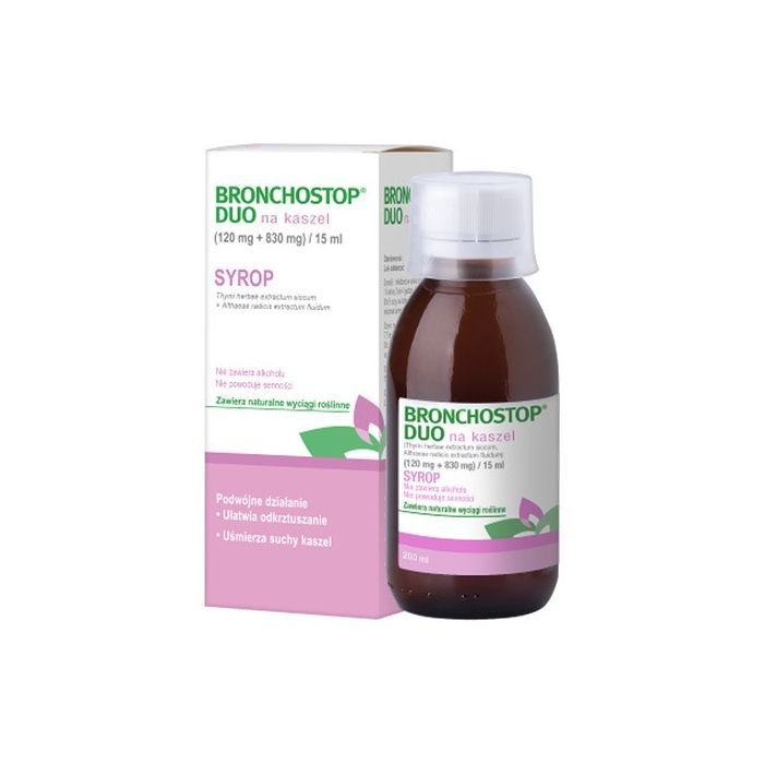 Bronchostop Duo na kaszel, syrop, 200 ml
