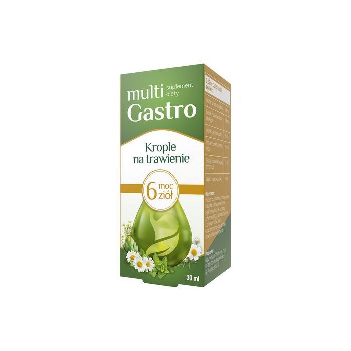 Multi Gastro, krople, na trawienie, 30 ml