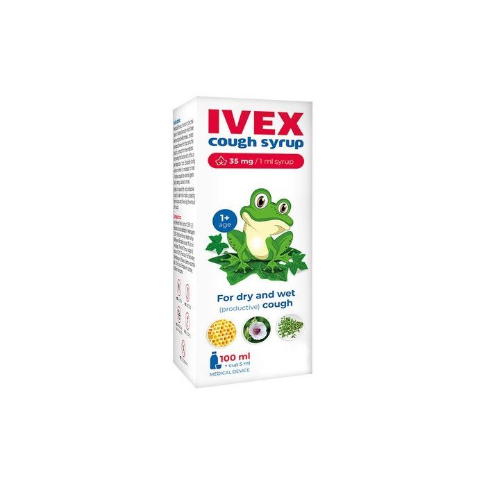 Ivex, syrop na kaszel suchy i mokry, 100 ml