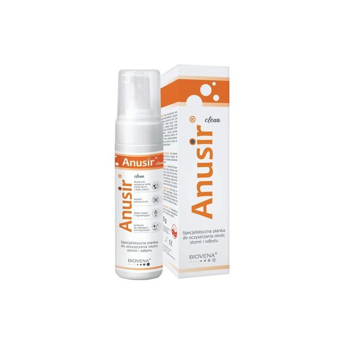 Anusir Clean, pianka do oczyszczania okolic stomii i odbytu, 225 g main product photo