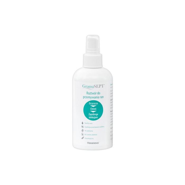 GranuSEPT, roztwór do przemywania ran, 250 ml
