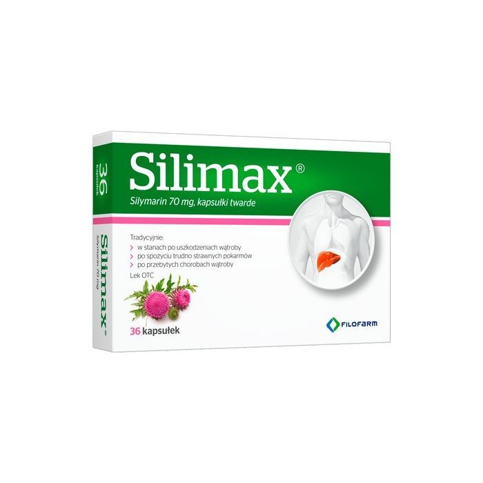 Silimax, 70 mg, kapsułki twarde, 36 szt.