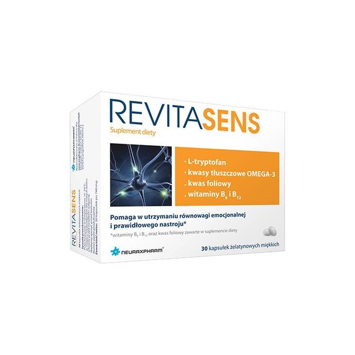 Revitasens, kapsułki żelatynowe miękkie, 30 szt. main product photo