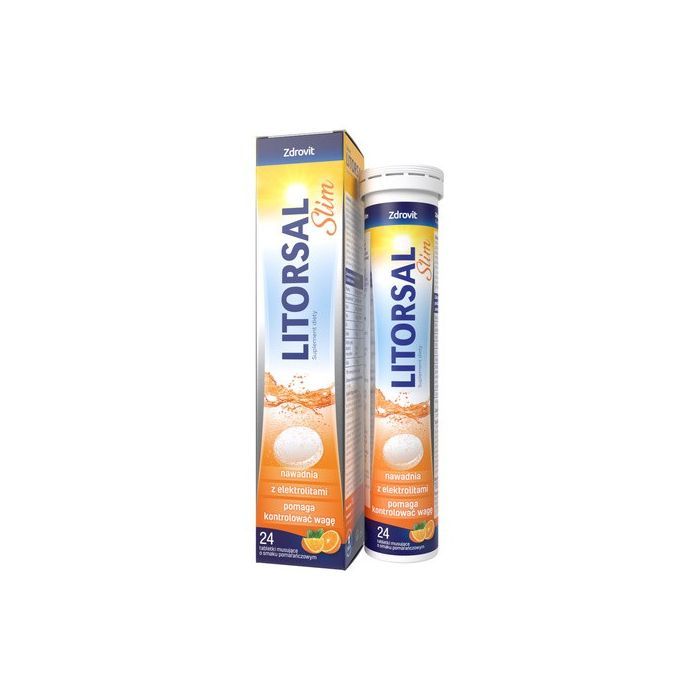 Zdrovit Litorsal Slim, tabletki musujące, 24 szt.