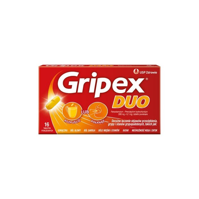 Gripex Duo, tabletki powlekane, 16 szt.