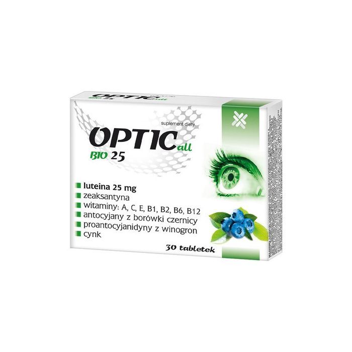 OPTICall Bio 25, tabletki, 30 szt.