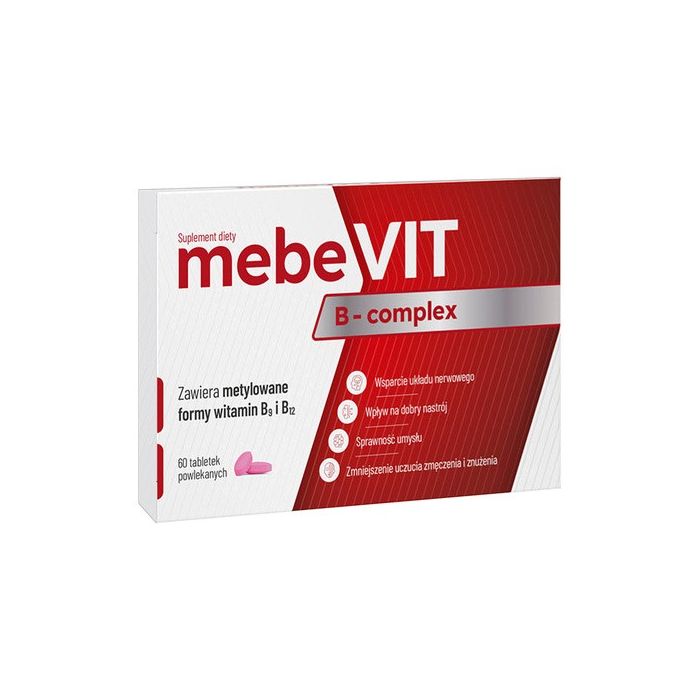 MebeVIT-B complex, tabletki powlekane, 60 szt.