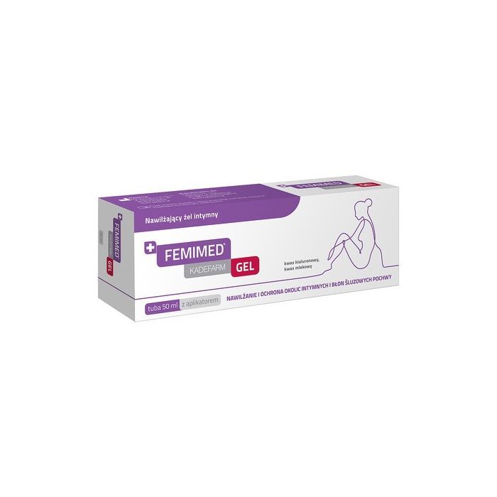 Femimed Gel Kadefarm, żel dopochwowy, nawilżający, tuba + aplikator, 50ml