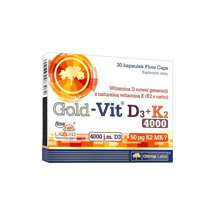 Olimp Gold-Vit D3 + K2 4000, kapsułki, 30 szt.