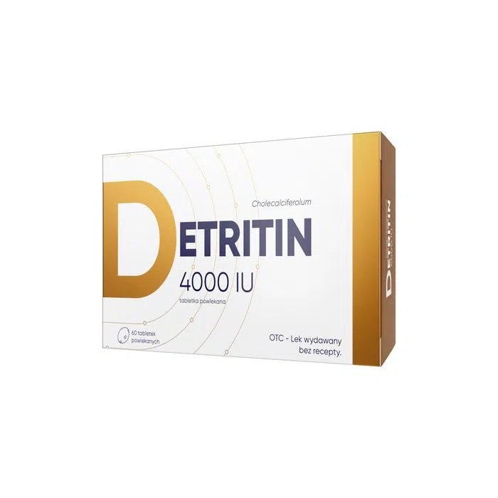 Detritin, 4000 IU, tabletki powlekane, 60 szt.