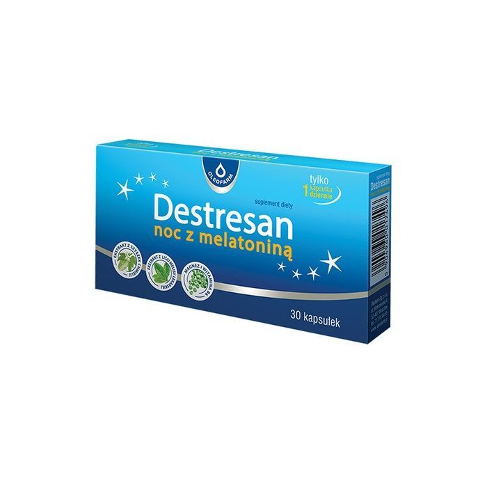 Destresan noc z melatoniną, kapsułki, 30 szt.