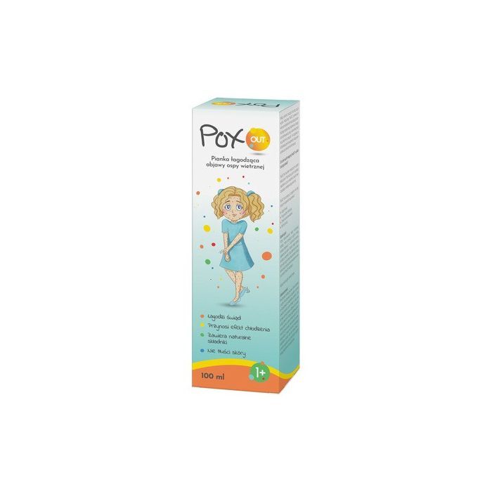 PoxOUT, pianka łagodząca objawy ospy wietrznej, 100 ml