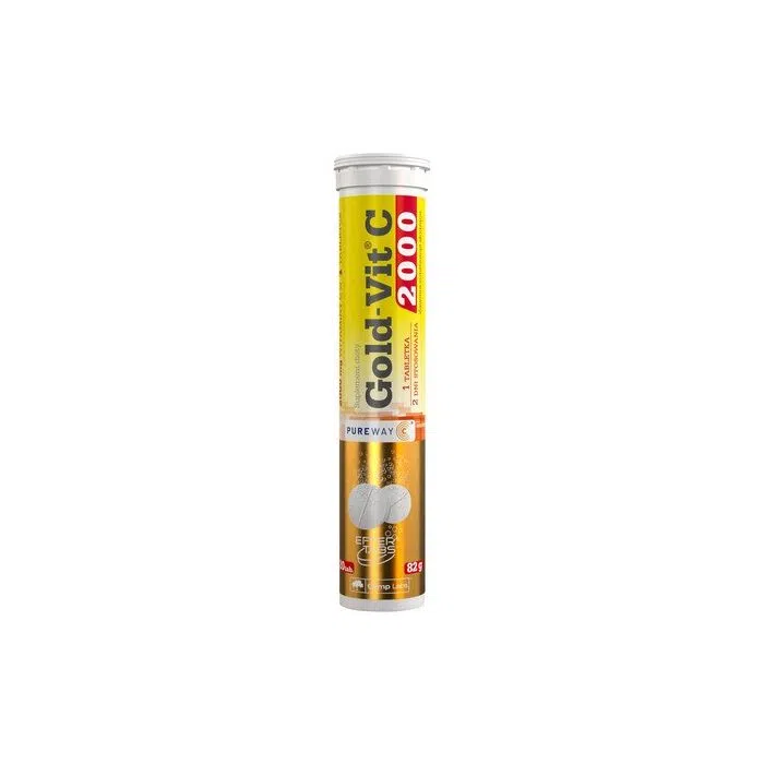 Olimp Labs Gold-Vit C 2000, tabletki musujące, smak cytrynowy, 20 szt.