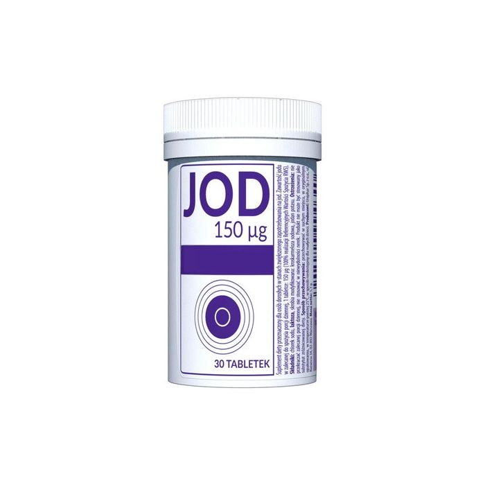 Jod (jodan potasu), 150 µg, tabletki, 30 szt.