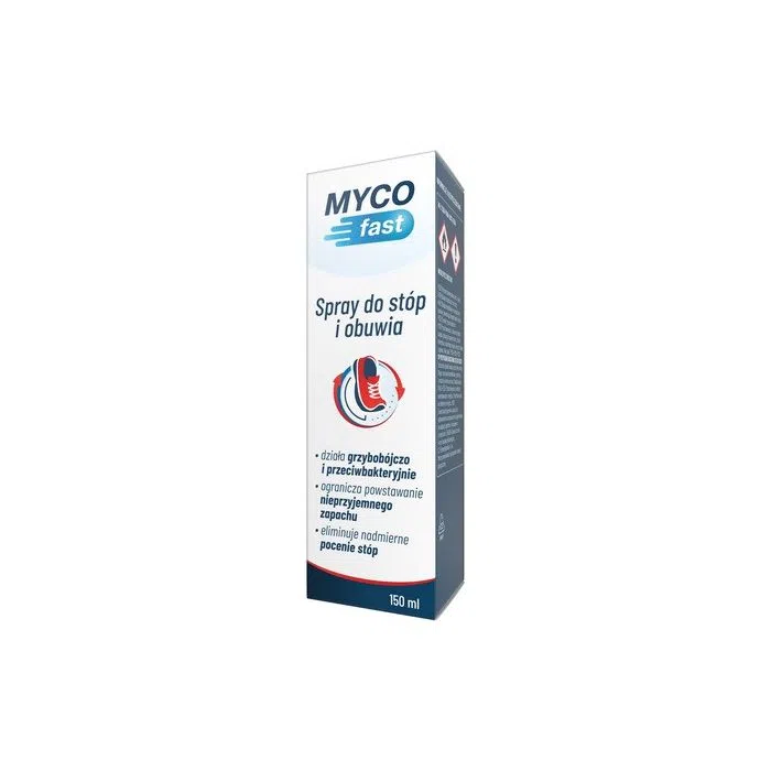 MYCOfast, spray do stóp i obuwia, 150 ml