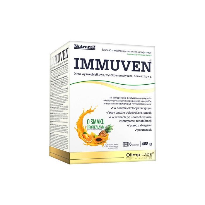 Olimp Nutramil Immuven, proszek o smaku tropikalnym, 6 x 78 g